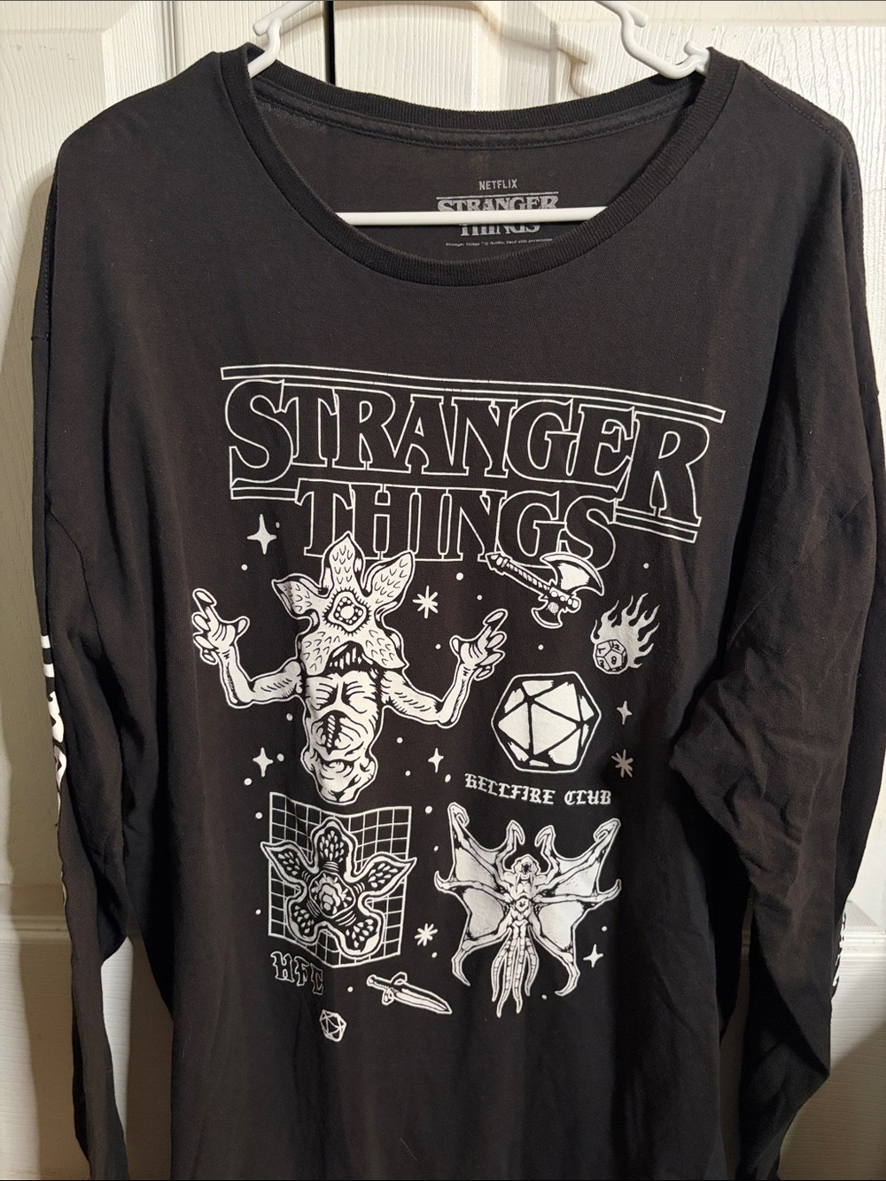 Netflix Stranger Things Graphic Long Sleeve Shirt